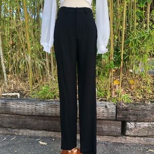 ANINE BING BLACK TROUSERS